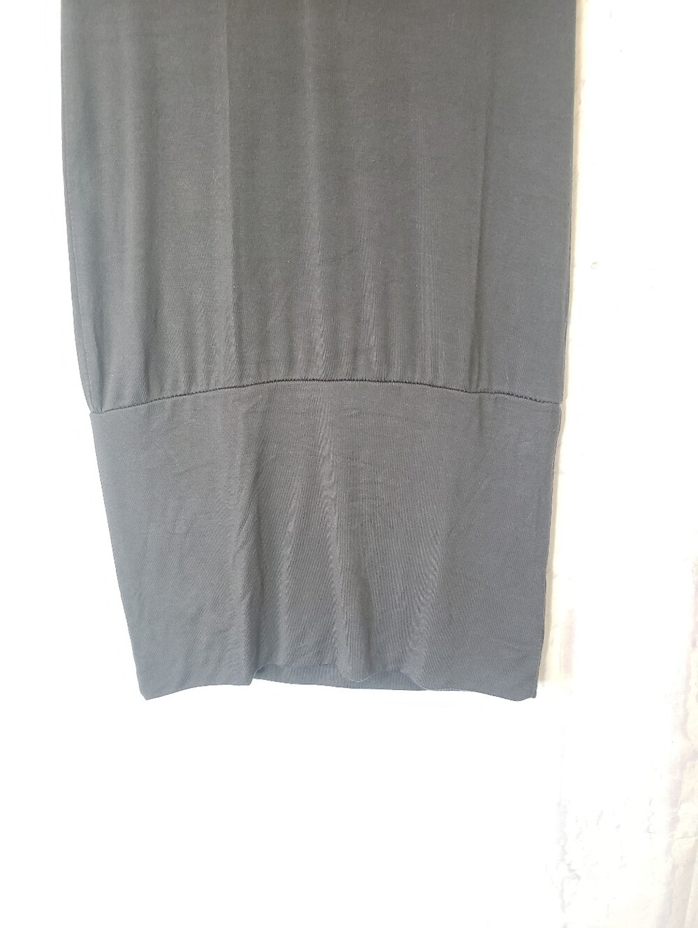 PATTYBOUTIK Charcoal Gray Polo Style Bodycon Mini Dress Small - Picture 2 of 6